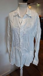 Uniqlo witte linnen blouse maat M met lange mouwen, Kleding | Dames, Blouses en Tunieken, Ophalen of Verzenden, Zo goed als nieuw