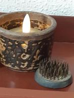 Oude stenen kaasmal,landelijk ,stoer brocante ,uitlekbakje, Ophalen of Verzenden