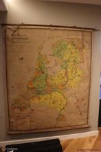 Online Veiling: Wandkaart van Nederland - 180x150cm, Gebruikt