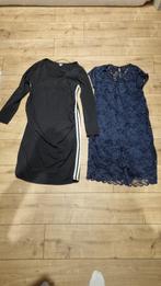 2x zwangerschapsjurk, Kleding | Dames, Positiekleding, Blauw, Maat 42/44 (L), Jurk, Ophalen of Verzenden