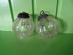 twee kleine crackle kerstballen, Ophalen, Nieuw