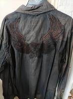 Heren overhemd met een adelaar op de rug €  30,00, Kleding | Heren, Stars and stripes, Bruin, Verzenden, Halswijdte 41/42 (L)