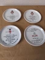 4 kleine ronde serveerbordjes/presenteerbordjes, Antiek en Kunst, Ophalen of Verzenden