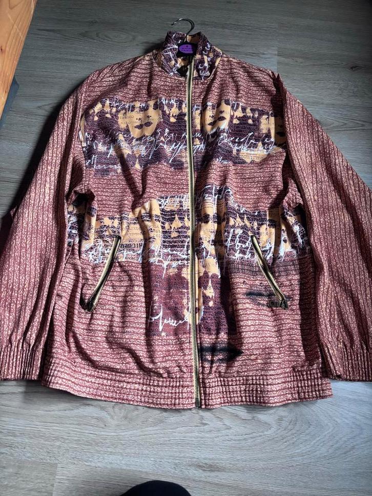 Vintage Cavello jasje - bieden!(maat 52), Kleding | Heren, Jassen | Zomer, Zo goed als nieuw, Overige maten, Bruin, Ophalen of Verzenden