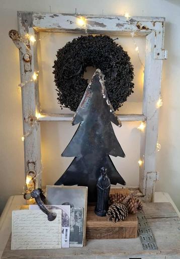 stoere zinken dubbele kerstboom. beschikbaar voor biedingen