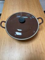 Le Creuset Braadpan 32cm - Topkwaliteit!, Ophalen, Gebruikt, Koekenpan of Braadpan, Gietijzer