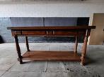 Sidetable, 100 tot 150 cm, Teakhout, Ophalen of Verzenden, Zo goed als nieuw