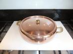 Koperen pan hapjespan  Spring Culinox, Ophalen of Verzenden, Zo goed als nieuw, Overige materialen, Koekenpan of Braadpan
