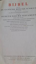 Oude Bijbel - Nederlandse Bijbel-Compagnie, Antiek en Kunst, Antiek | Boeken en Bijbels, Ophalen of Verzenden, Nederlandse Bijbel-Compagnie