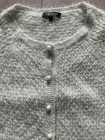 Morgan vest pastelgroen -Maat M beschikbaar voor biedingen