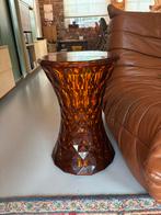 Koopje: Kartell Stone Kruk / Bijzettafel Design, Huis en Inrichting, Tafels | Bijzettafels, Minder dan 45 cm, Rond, Ophalen of Verzenden