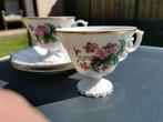 Vintage originele oude porseleinen theekopjes en schoteltjes, Ophalen