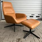 Montel Ergo met hocker, Huis en Inrichting, Fauteuils, Ophalen, Zo goed als nieuw, Leer, 75 tot 100 cm