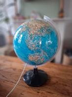 Wereldbol Lamp - Verlicht de Wereld!-Vintage, Ophalen of Verzenden, Verlicht, Gebruikt
