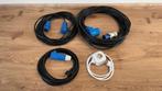 Complete set verlengkabels camper of caravan o.a. 10m en 20m, Caravans en Kamperen, Ophalen of Verzenden, Gebruikt