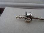 Pandora zilveren stopper  randjes, 1 bedel, Ophalen of Verzenden, Zilver, Pandora