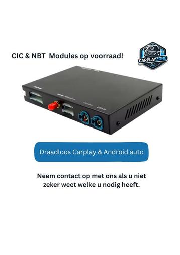 CarPlay&Android Auto module BMW CIC/NBT 1/3/4/5/6/7 GARANTIE beschikbaar voor biedingen