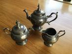 Verzilverd thee stel, Antiek en Kunst, Ophalen, Zilver