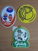 3 x stickers hockey - maarssen - quick, Verzamelen, Stickers, Nieuw, Verzenden