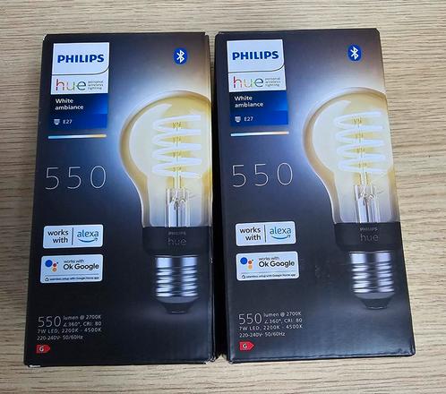 Philips Hue White Ambiance E27 A60 550 lumen, Huis en Inrichting, Lampen | Losse lampen, Nieuw, Led-lamp, Minder dan 30 watt, E27 (groot)