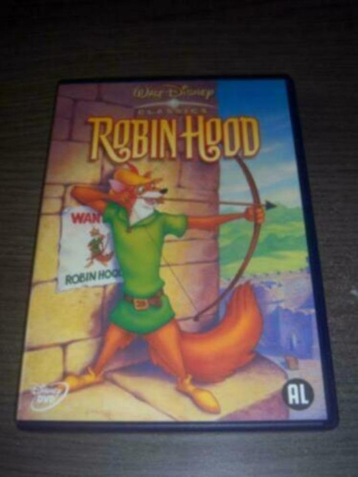 Walt Disney Classics Robin Hood in nieuwstaat, Cd's en Dvd's, Dvd's | Tekenfilms en Animatie, Zo goed als nieuw, Amerikaans, Tekenfilm