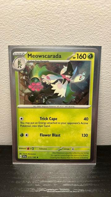 Meowscarada 015/198 Scarlet & Violet holo pokemon kaart beschikbaar voor biedingen