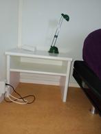 Twee witte nachtkastjes, Ophalen, Gebruikt, Minder dan 45 cm, Minder dan 55 cm