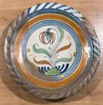 Vintage oud wandbord bloem (17e eeuw), Antiek en Kunst, Ophalen of Verzenden