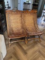 Zeer Fraaie Antieke Bamboe/Rotan Bank uit Bali jaar 1920, Ophalen