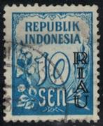 A231 Indonesie RIAU 3 gestempeld, Verzenden, Gestempeld, Zuidoost-Azië