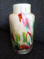 Fidrio design vaasje glas mixed colours 15 cm hoog, Overige kleuren, Ophalen of Verzenden, Minder dan 50 cm, Glas