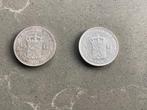 2  halve guldens1930, Postzegels en Munten, Ophalen of Verzenden, Koningin Wilhelmina, ½ gulden