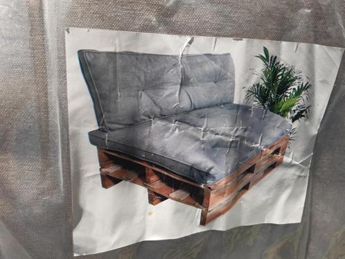 Palletbank loungebank tuinbank tuinkussens kussenset kussens, Tuin en Terras, Tuinmeubel-accessoires, Zo goed als nieuw, Ophalen