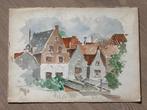 Tekening/Aquarel (Henk Melgers?), Ophalen of Verzenden