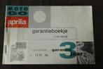 Aprilia Moto Go garantie boekje 2 takt motor, Fietsen en Brommers, Handleidingen en Instructieboekjes, Ophalen of Verzenden, Nieuw