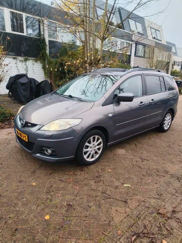Mazda 5 1.8 2008 Grijs, Auto's, Mazda, Particulier, Benzine, D, MPV, Handgeschakeld, Origineel Nederlands, Zilver of Grijs, Voorwielaandrijving