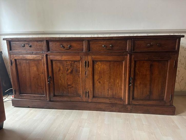 Teakhouten Dressoir/Ladekast - Zeer Goede Staat, Huis en Inrichting, Kasten | Buffetkasten, Gebruikt, 100 tot 150 cm, 150 tot 200 cm