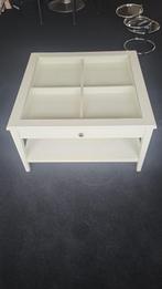 vitrine glas tafel kast wit moet weg!!!!!!!!!!!!!!!!!!, Huis en Inrichting, Eu, Gebruikt, Ophalen of Verzenden, Minder dan 100 cm