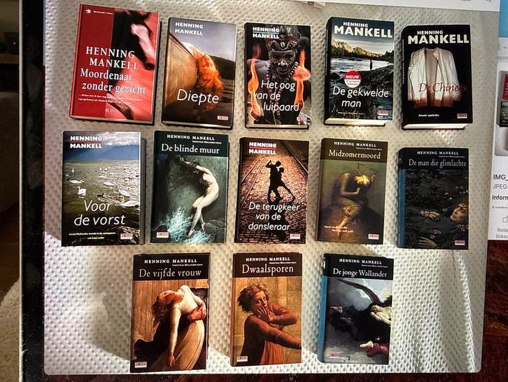 Henning Mankell Boeken Collectie, Boeken, Thrillers, Zo goed als nieuw, Nederland, Ophalen of Verzenden
