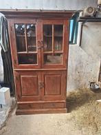Boeren houten kast massief hout, Huis en Inrichting, Kasten | Buffetkasten, Gebruikt, 100 tot 150 cm, 200 cm of meer, Ophalen of Verzenden