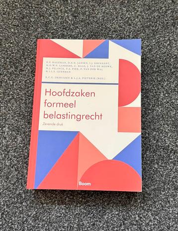 Hoofdzaken formeel belastingrecht beschikbaar voor biedingen