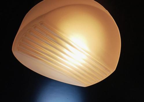 Sfeervolle Plafondlamp / Plafonniere van Matglas, Huis en Inrichting, Lampen | Plafondlampen, Glas, Metaal, Ophalen of Verzenden