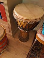 Handgemaakte Djembe - 34cm, 67cm hoog, Ophalen, Gebruikt, Trommel