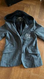 Winter blazer tweed Fishbone xs grijs, Kleding | Dames, Fischbone, Ophalen of Verzenden, Zo goed als nieuw, Jasje