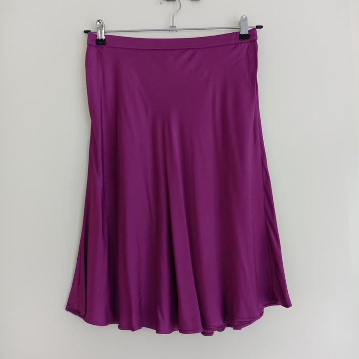 Milano Italy rok paars / violet maat 38, Kleding | Dames, Rokken, Gedragen, Maat 38/40 (M), Paars, Onder de knie, Ophalen of Verzenden