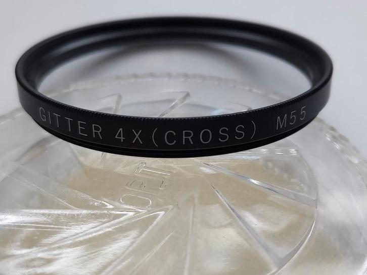 Gitter 4X (Cross) M55 Filter, Audio, Tv en Foto, Fotografie | Filters, Gebruikt, Overige typen, 50 tot 60 mm, Overige merken, Ophalen of Verzenden