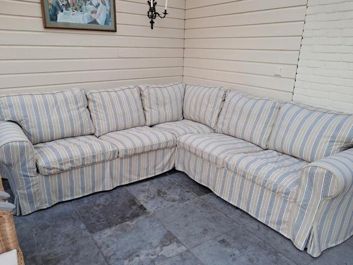 Ektorp hoekbank, Huis en Inrichting, Banken | Bankstellen, Gebruikt, Vierpersoons of meer, Ophalen