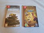 Wreckfest en Rayman voor nintendo switch, 1 speler, Zo goed als nieuw, Vanaf 7 jaar, Ophalen