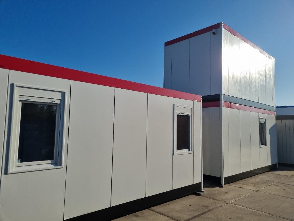 Opruiming: Kantoorunit Bouwkeet 6x3, Zakelijke goederen, Machines en Bouw | Keten en Containers, Ophalen