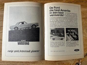 Ford Mustang originele advertentie jaren 60 beschikbaar voor biedingen
